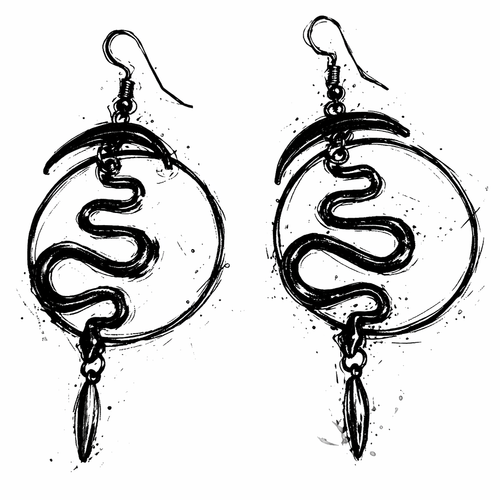 Snake Earrings     Loki’s Fate